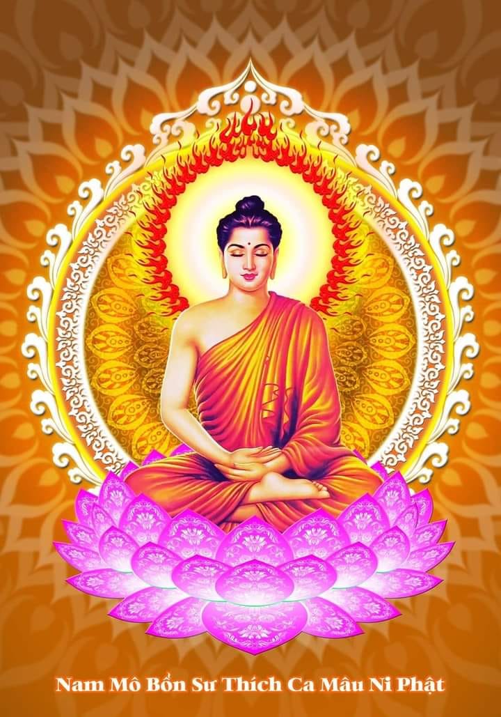 Đức Phật ngồi tòa sen