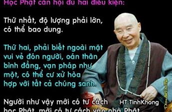 Học Phật phỉu hội đủ hai điều kiện - HT Tịnh Không