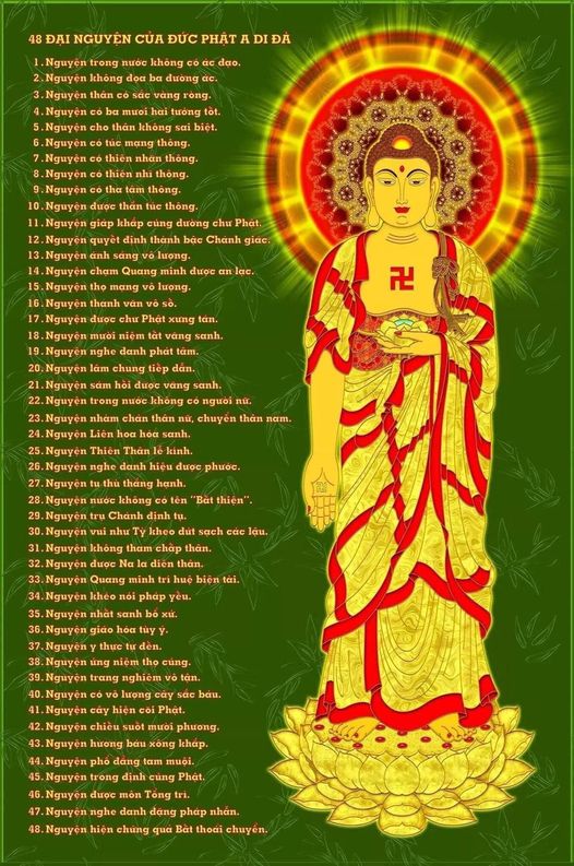 48 đại nguyện Phật A Mi Đà