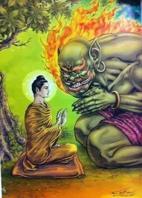 Đức Phật và qủy thần