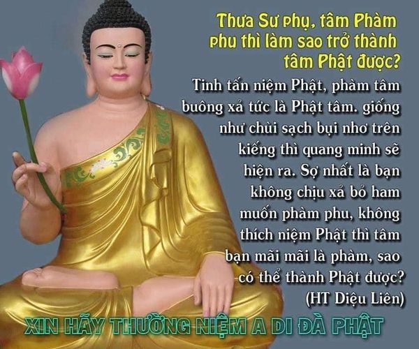 Tâm phàm phu thì làm sao trở thành tâm Phật