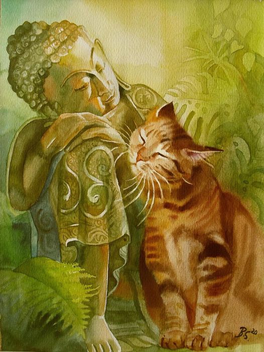 5 cái "Đừng" của người Trí - Đức Phật và chú mèo