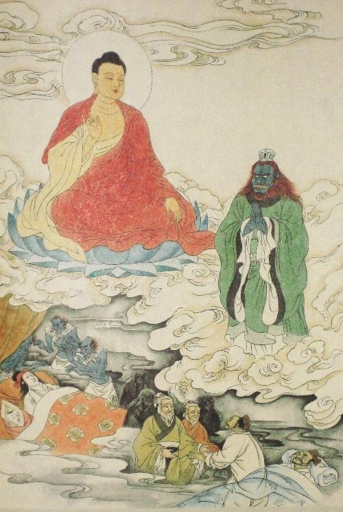 Chủ Mạng Quỷ Vương thưa cùng Đức Phật Thích Ca Mâu Ni