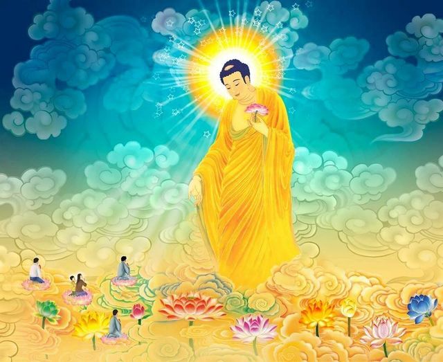 A Mi Đà Phật tiếp dẫn người Vãng Sanh