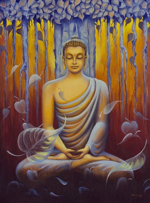 Đức Phật dưới gốc cây Bồ Đề