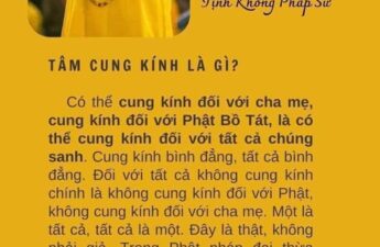 Tâm cung kính là gì