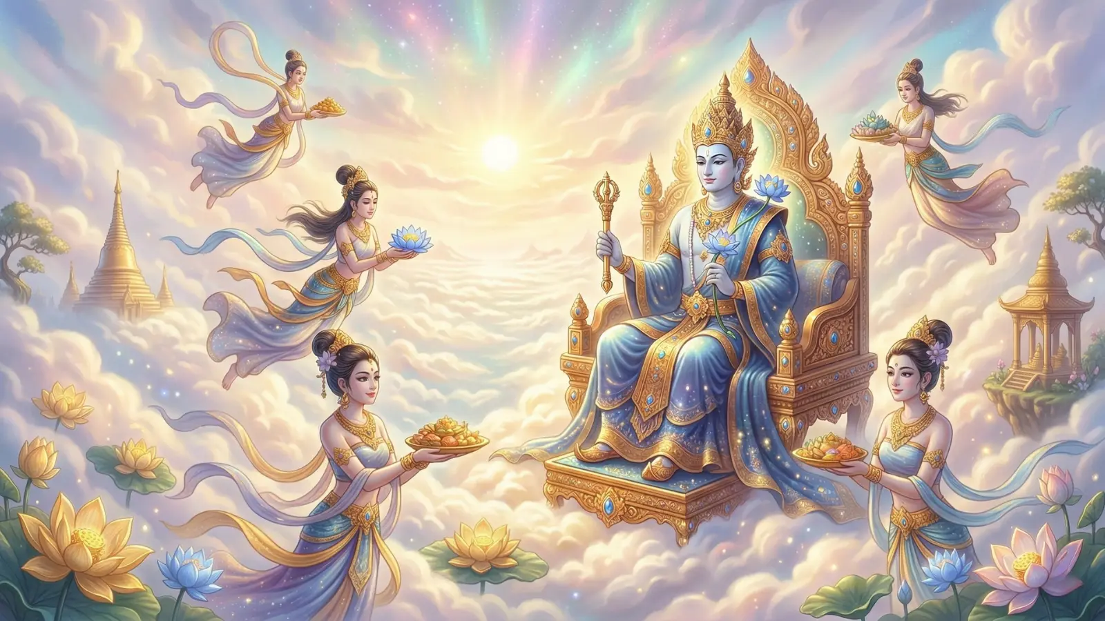Thiên chủ Đế Thích - Cõi trời Tam Thập Tam